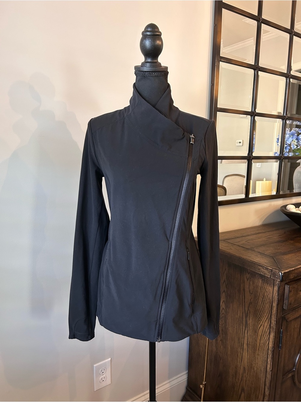 Athleta asymmetrical full-zip jacket
